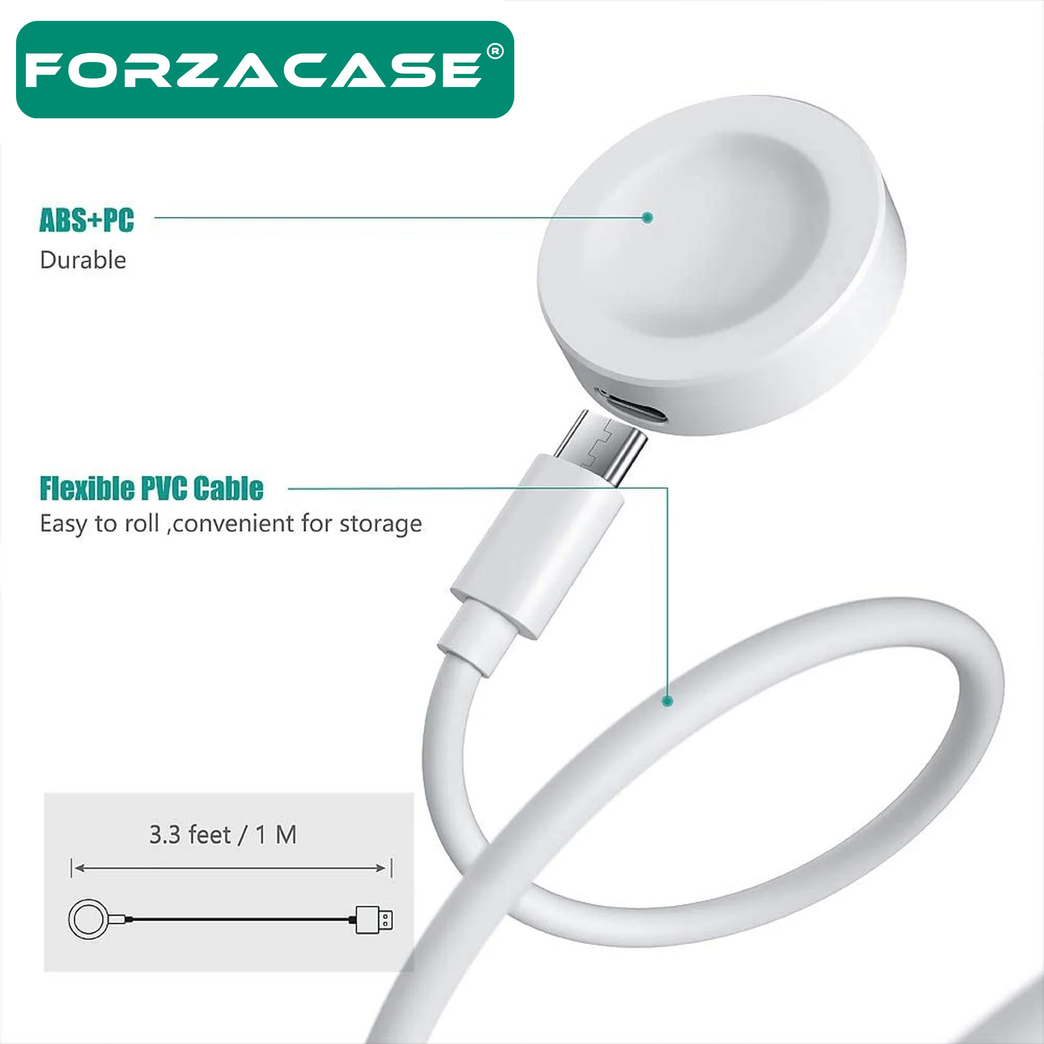 Forzacase%20Huawei%20Watch%203%20/%203%20Pro%20/%20GT3%20/%20GT3%20Pro%20/%20GT2%20Pro%20USB%20Type-C%20Manyetik%20Şarj%20Kablosu%20-%20FC017