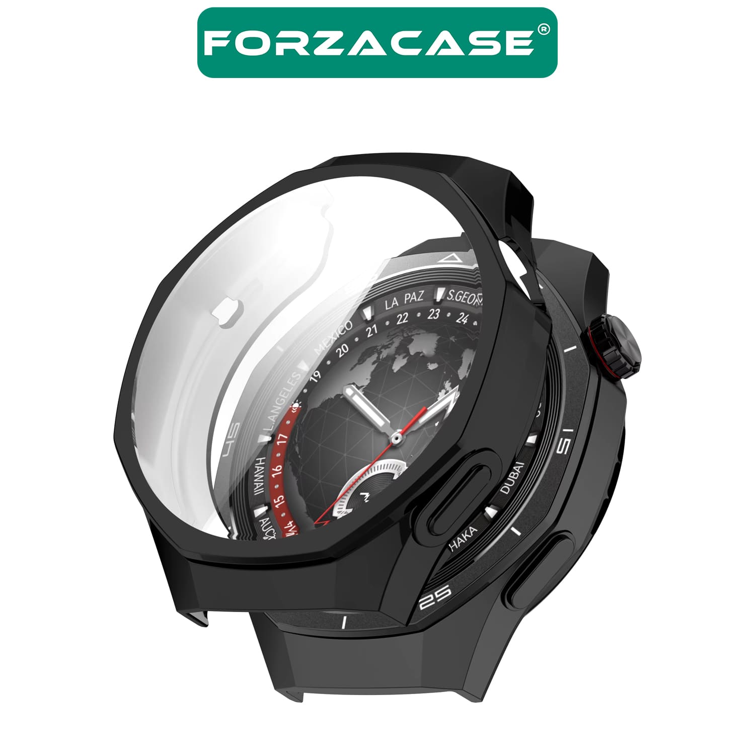 Forzacase%20Huawei%20Watch%20GT5%20Pro%2046mm%20ile%20uyumlu%20Önü%20Kapalı%20Ekran%20Korumalı%20Silikon%20Kılıf%20-%20FC010