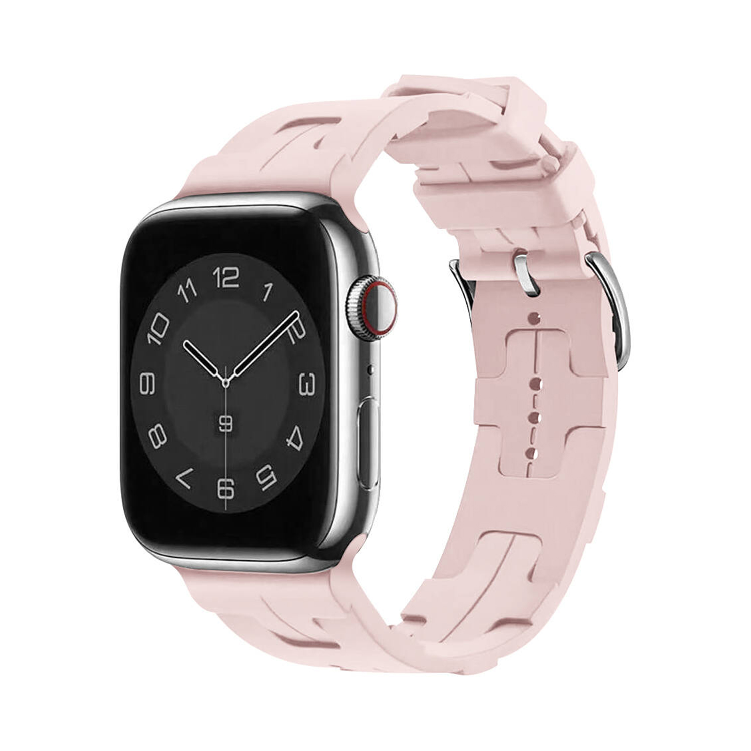 Forzacase%20Apple%20Watch%208%2041%20mm%20uyumlu%20Hermes%20Silikon%20Kordon%20Kayış%20-%20FC241