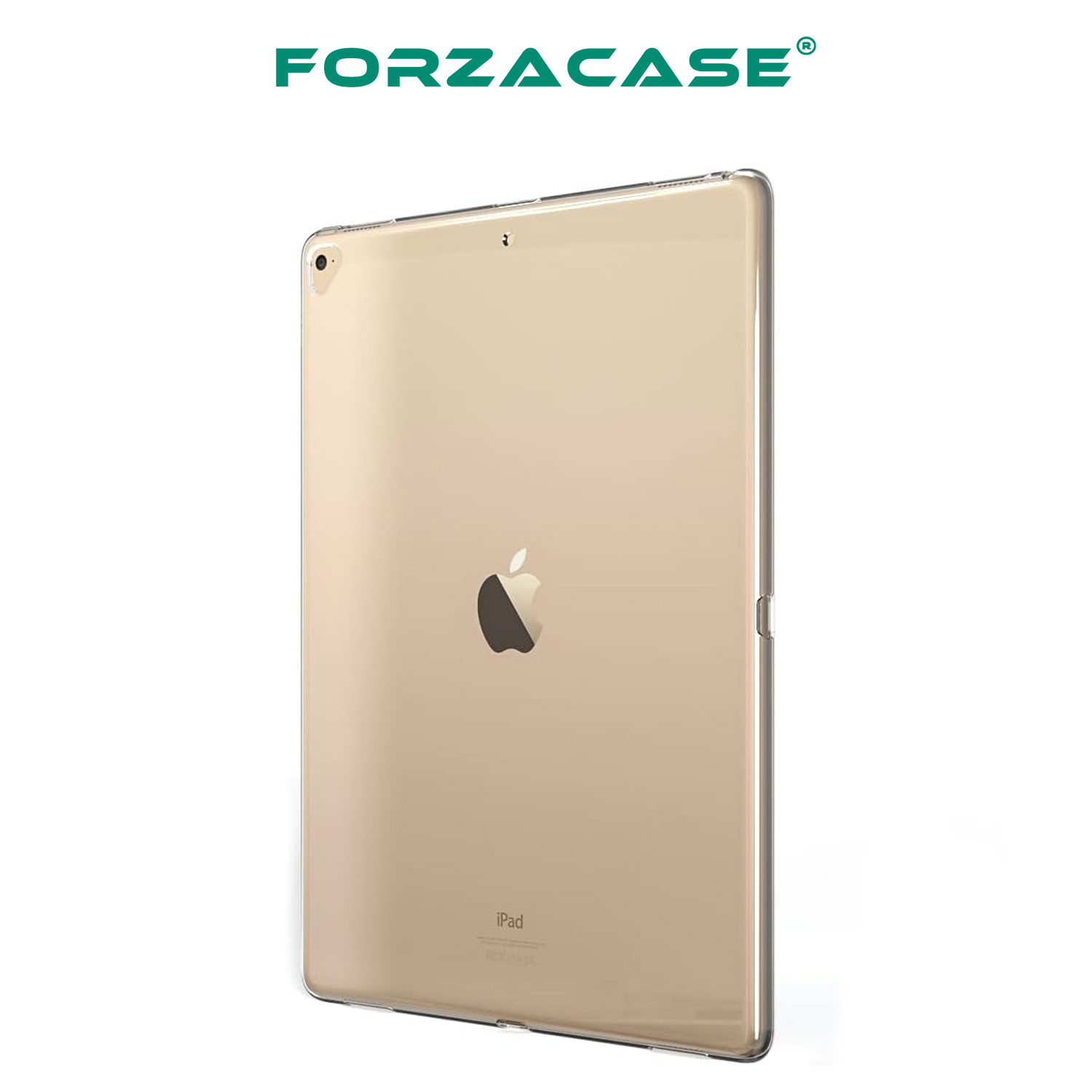 Forzacase%20iPad%20Pro%2012.9%20inch%202015%20-%202017%20modelleri%20ile%20Uyumlu%20Silikon%20Kılıf%20Şeffaf%20-%20FC013