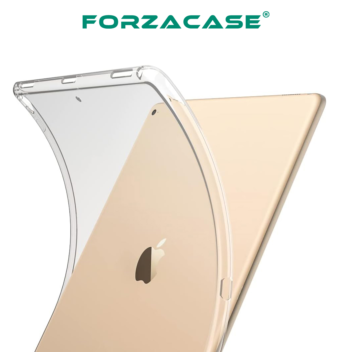 Forzacase%20iPad%20Pro%2012.9%20inch%202015%20-%202017%20modelleri%20ile%20Uyumlu%20Silikon%20Kılıf%20Şeffaf%20-%20FC013