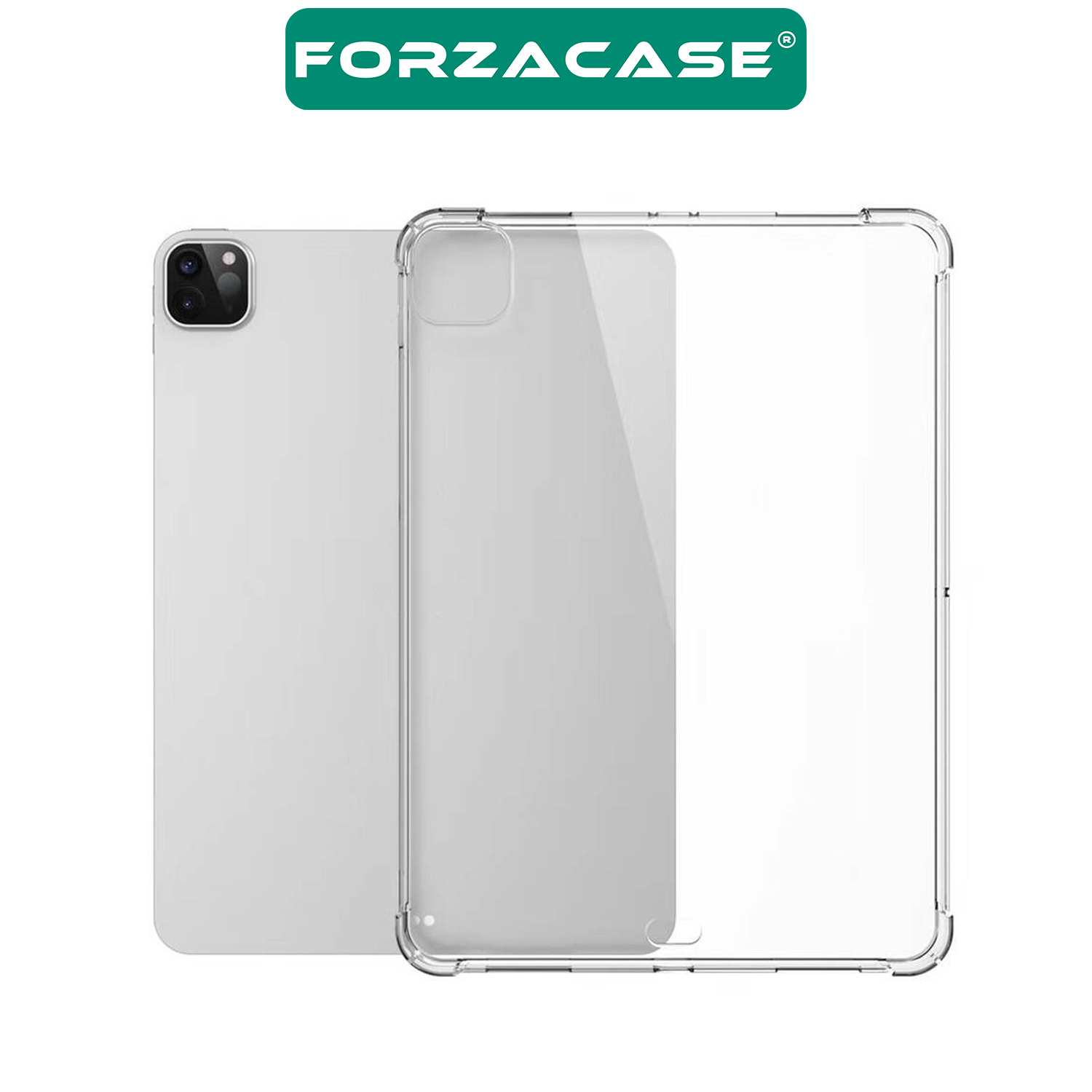 Forzacase%20Apple%20iPad%20Pro%202024%2011%20inch%20ile%20uyumlu%20Anti%20Shock%20Silikon%20Kılıf%20Şeffaf%20-%20FC014