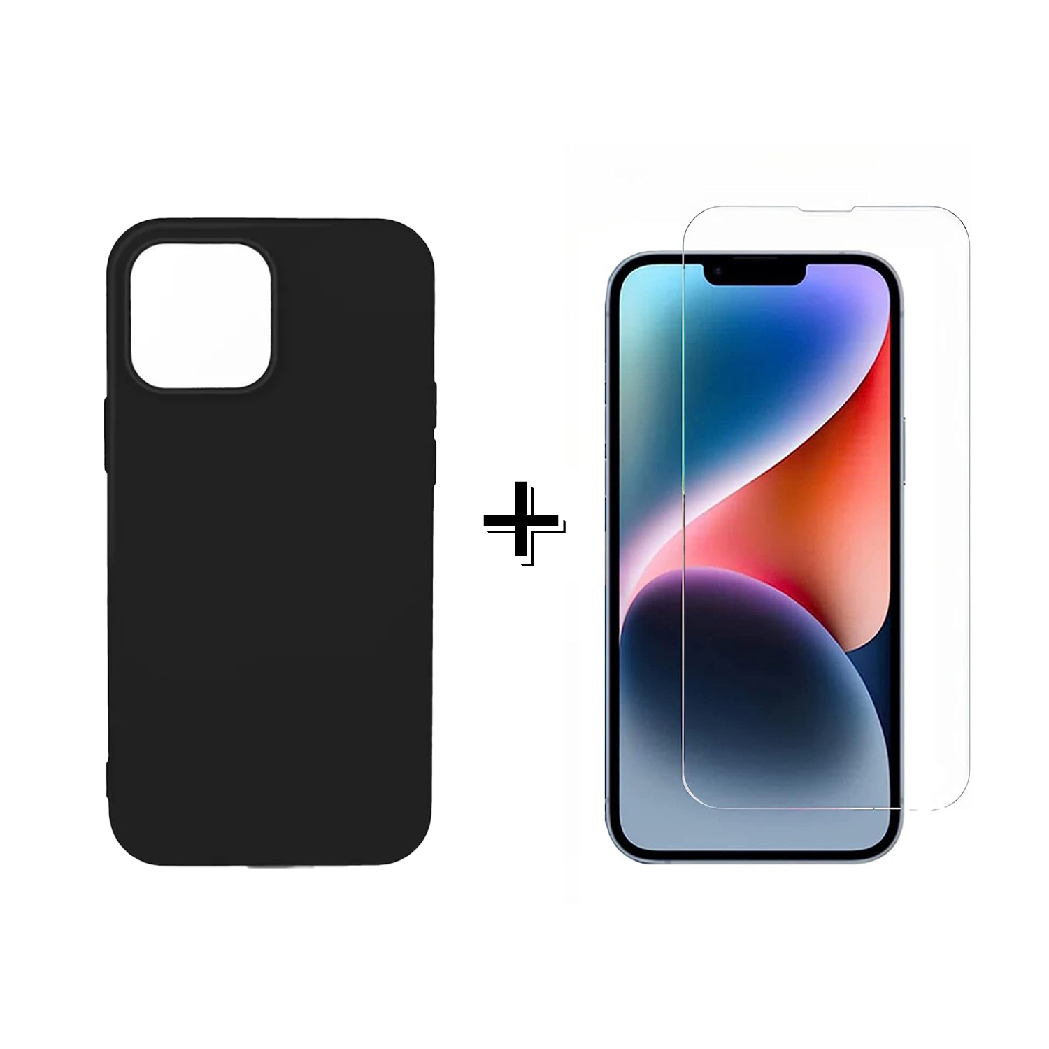 Forzacase%20iPhone%2014%20Pro%20Max%20Liquid%20İçi%20Kadife%20Lansman%20Silikon%20Kılıf%20+%20Temperli%20Cam%20Ekran%20Koruyucu