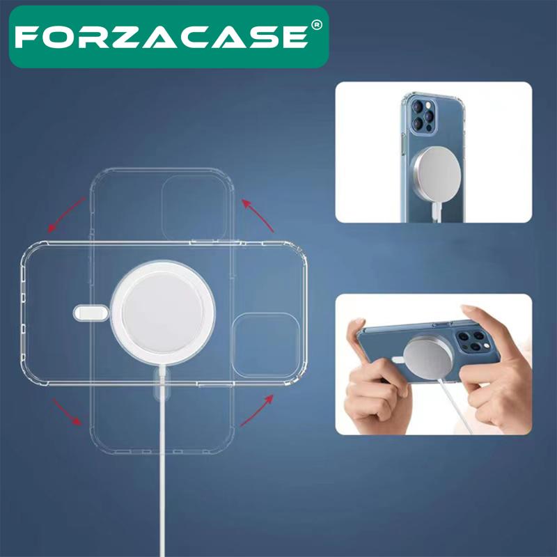 Forzacase%20iPhone%2011%20ile%20Manyetik%20Kablosuz%20Şarj%20Özellikli%20Sert%20TPU%20Kılıf%20-%20FC022