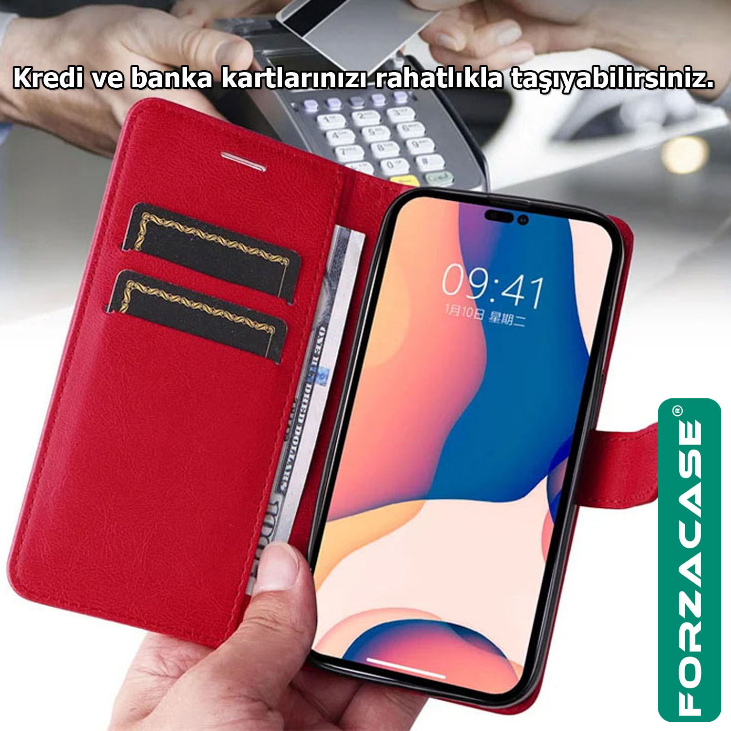 Forzacase%20Xiaomi%20Redmi%20Note%2010%20Pro%20uyumlu%20Klasik%20Serisi%20Mıknatıs%20Kapaklı%20Standlı%20Cüzdan%20Kılıf