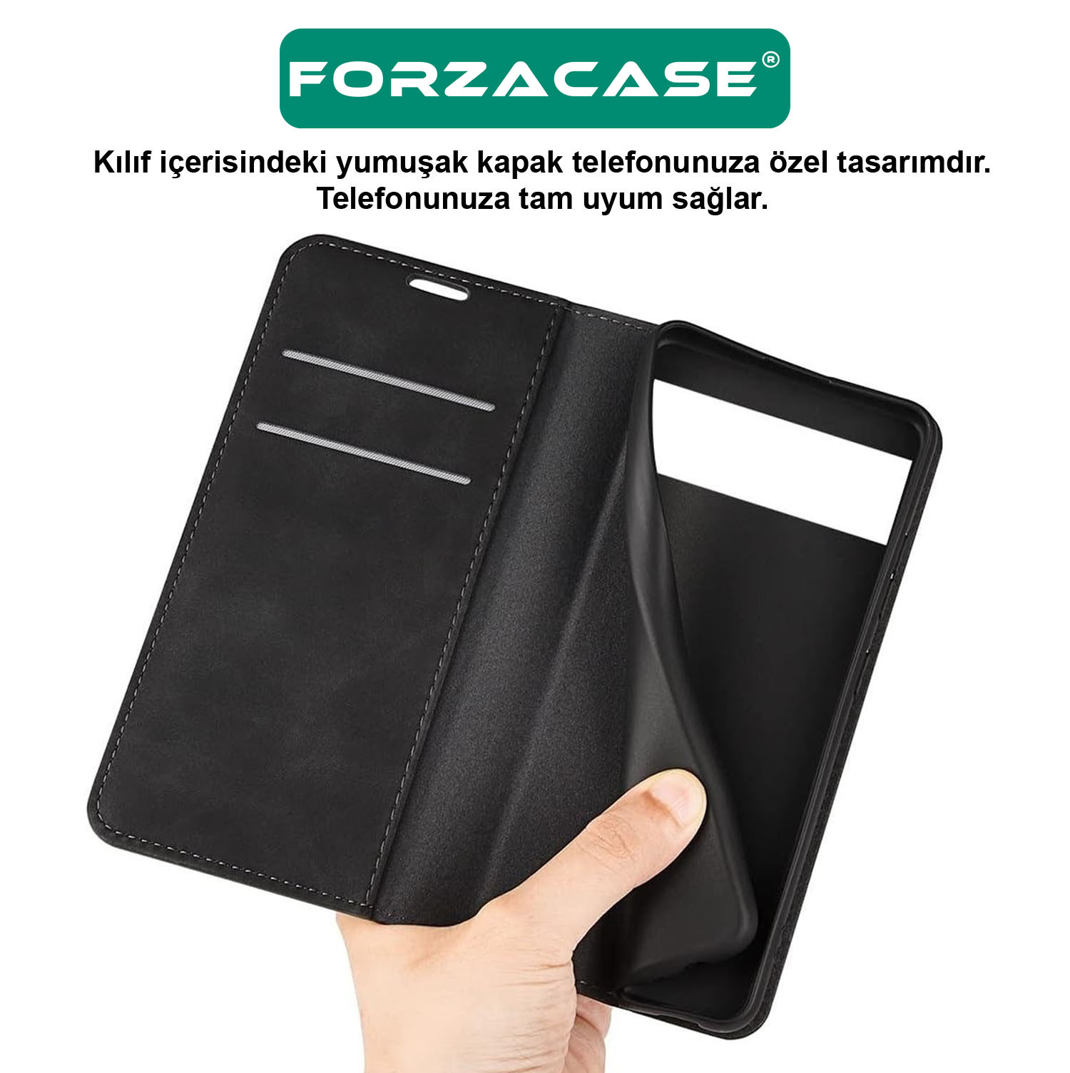 Forzacase%20iPhone%2012%20Mini%20uyumlu%20Klasik%20Serisi%20Mıknatıs%20Kapaklı%20Standlı%20Cüzdan%20Kılıf