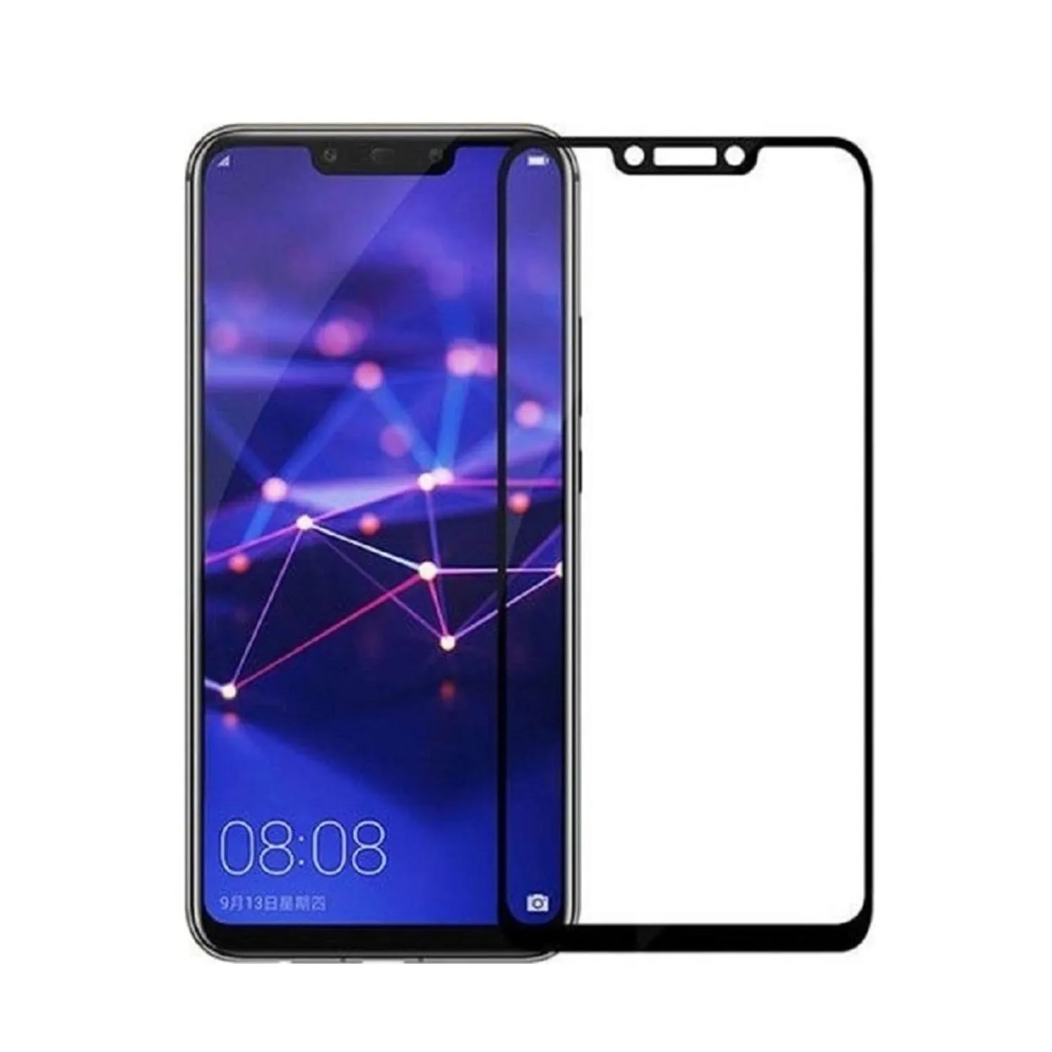 Forzacase%20Huawei%20Mate%2020%20Lite%20ile%20uyumlu%20Çerçeveli%20Tam%20Kaplayan%20Temperli%20Ekran%20Koruyucu%20-%20FC003