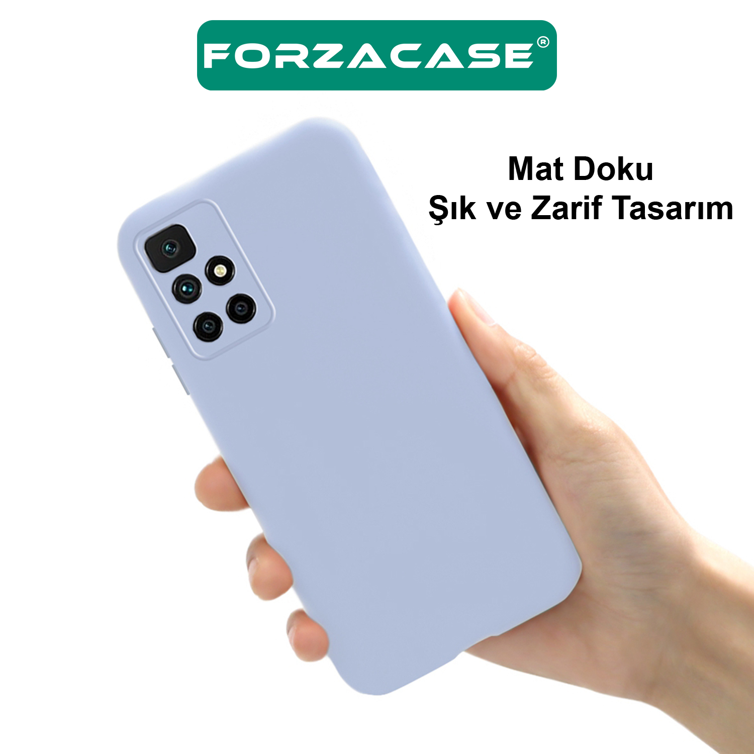 Forzacase%20Tecno%20Spark%2010%20Pro%20uyumlu%20Maxim%20Serisi%20Mat%20Silikon%20Kılıf