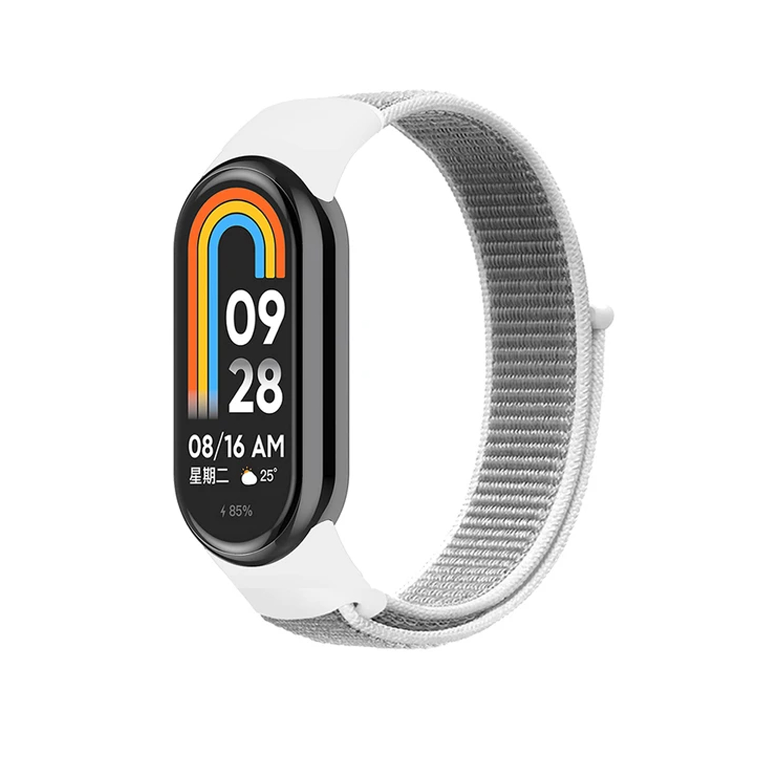 Forzacase%20Xiaomi%20Mi%20Band%209%20için%20Esnek%20Hasır%20Örgü%20Kordon%20Kayış%20-%20FC429