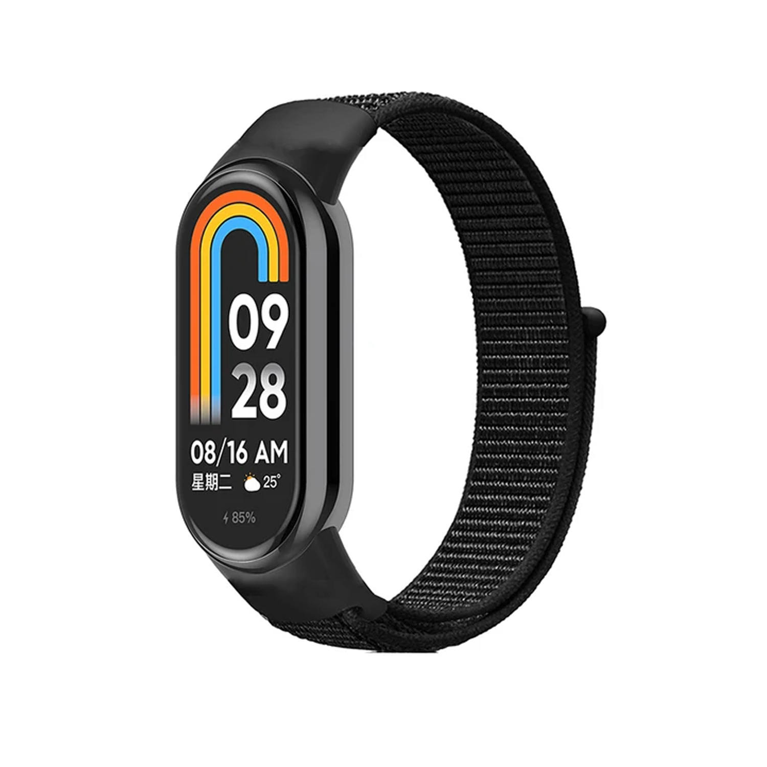 Forzacase%20Xiaomi%20Mi%20Band%209%20için%20Esnek%20Hasır%20Örgü%20Kordon%20Kayış%20-%20FC429