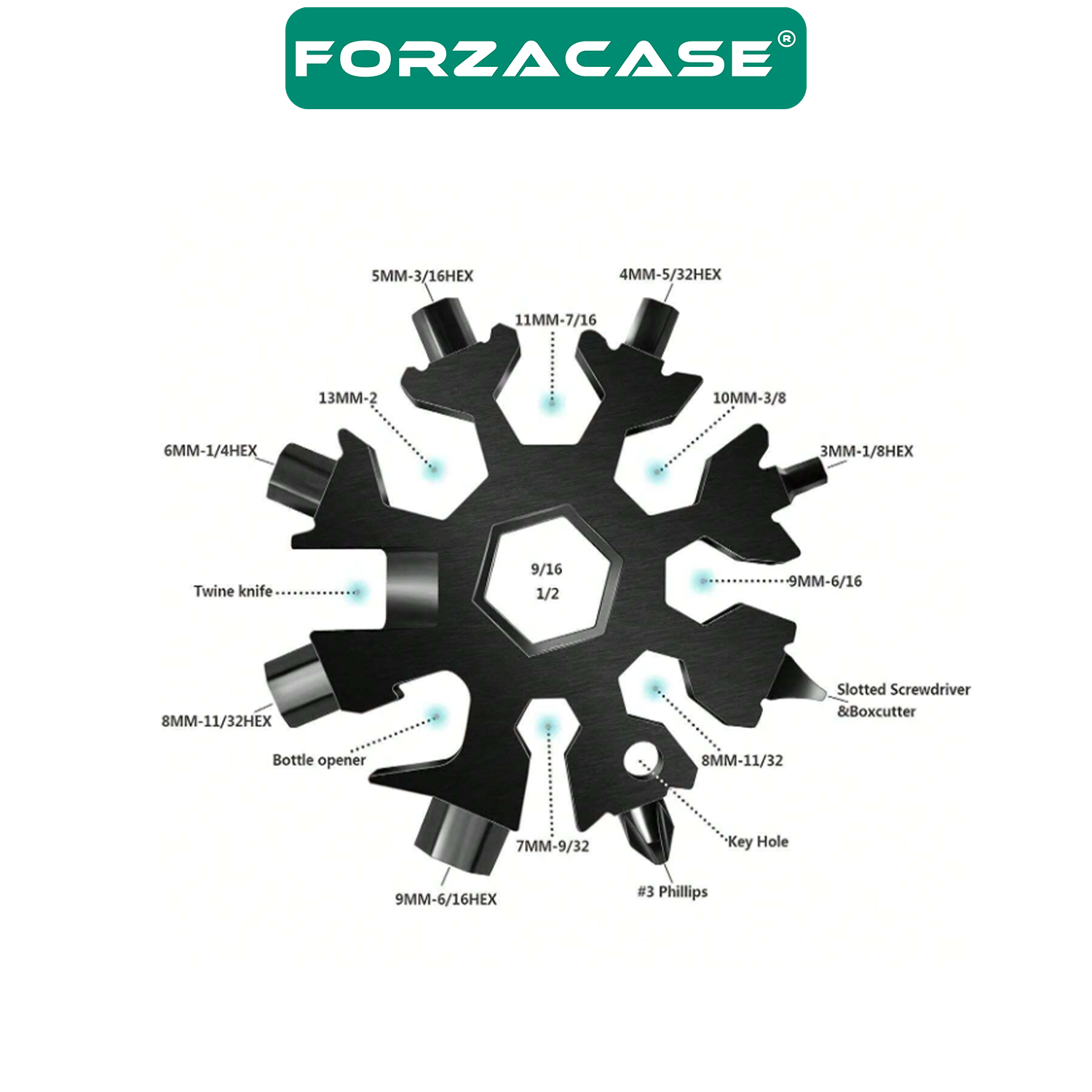 Forzacase%2018in1%20Çelik%20Çok%20Amaçlı%20Kamp%20Bisiklet%20Anahtarlık%20Alyan%20Tornavida%20Takımı%20-%20FC402