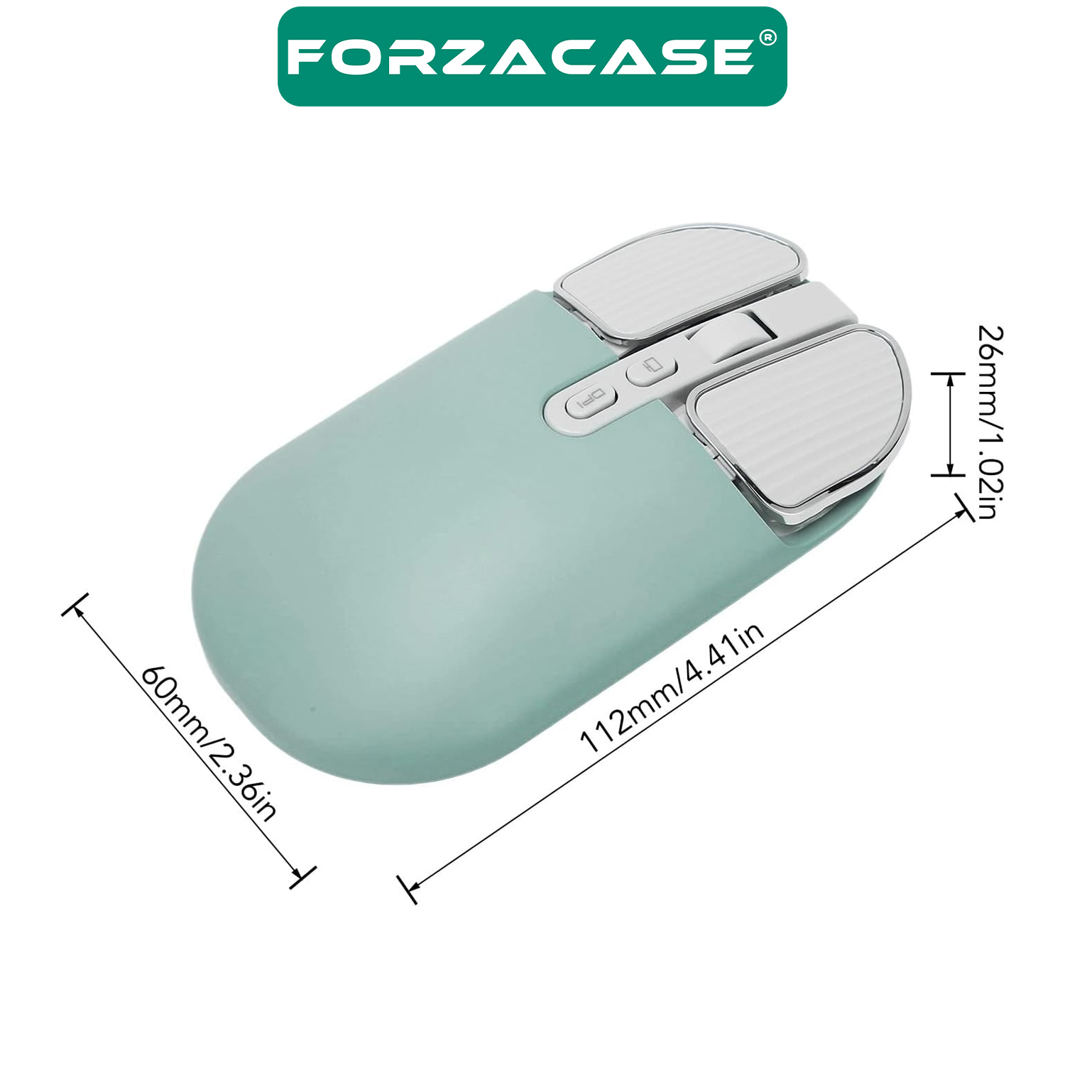 Forzacase%202400%20DPI%20Şarj%20Edilebilir%202.4%20GHz%20Çift%20Modlu%20Premium%20Bluetooth%20Kablosuz%20Mouse%20-FC385