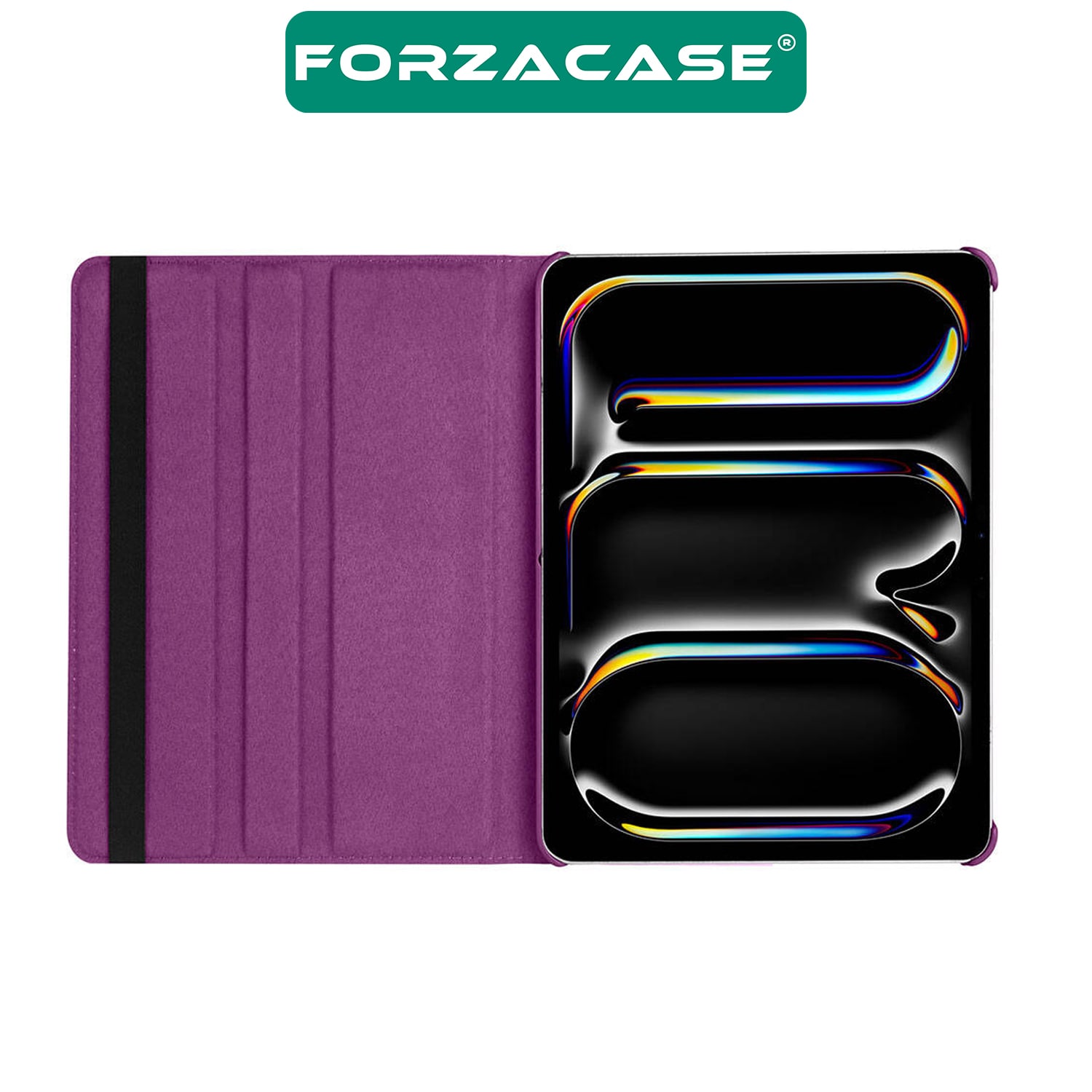 Forzacase%20iPad%20Pro%2013%202024%20için%20360%20Derece%20Döner%20Standlı%20Kılıf%20-%20FC012