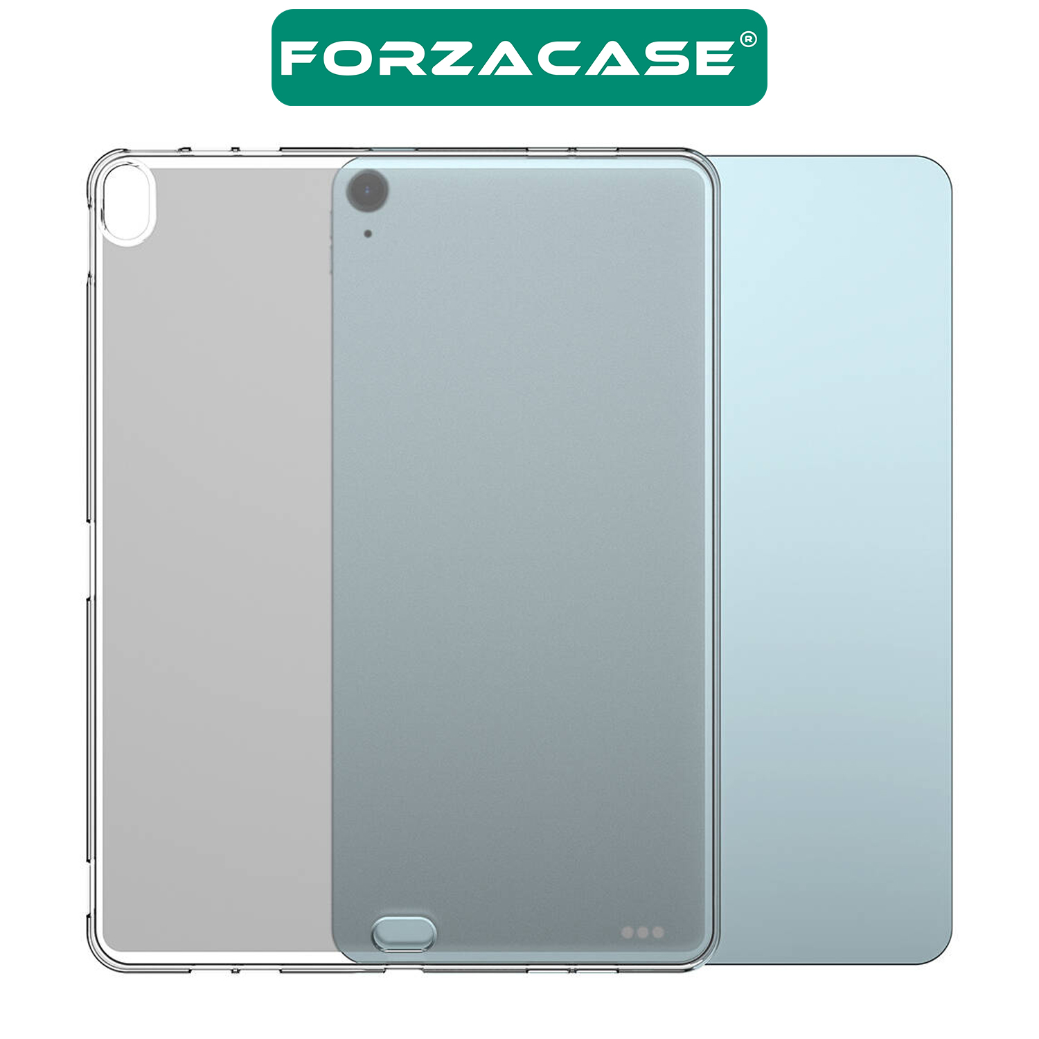 Forzacase%20iPad%20Air%2013%202024%20ile%20Uyumlu%20Silikon%20Kılıf%20Şeffaf%20-%20FC013