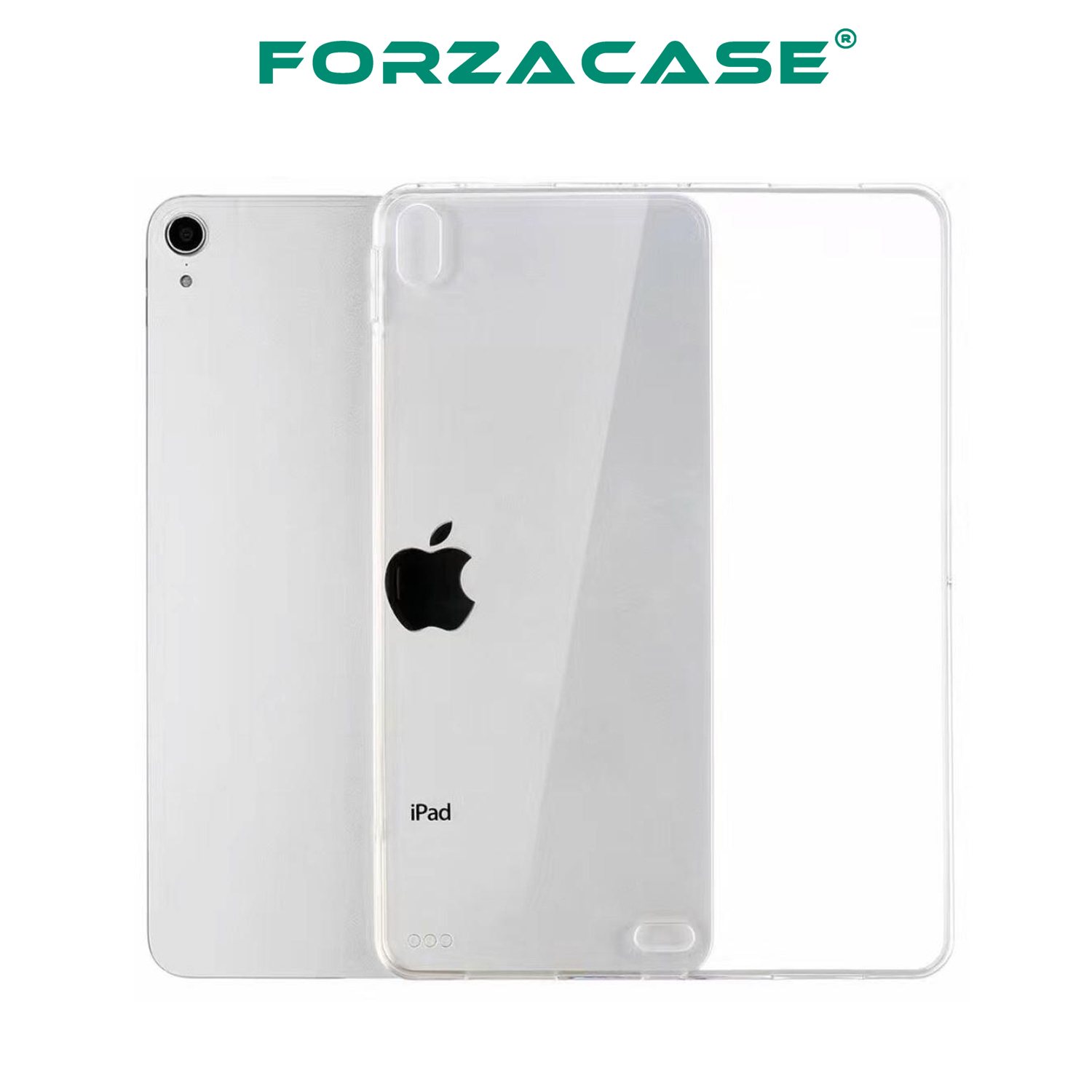 Forzacase%20iPad%20Pro%2012.9%20inch%202018%20ile%20Uyumlu%20Silikon%20Kılıf%20Şeffaf%20-%20FC013