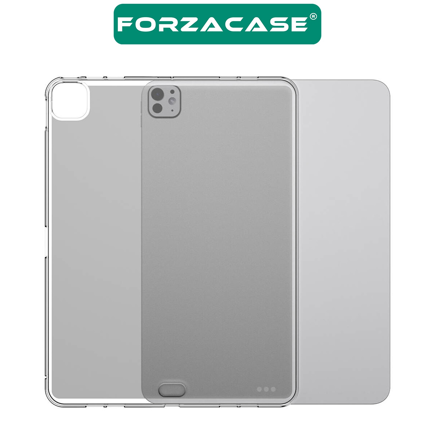 Forzacase%20iPad%20Pro%2011%202024%20ile%20Uyumlu%20Silikon%20Kılıf%20Şeffaf%20-%20FC013