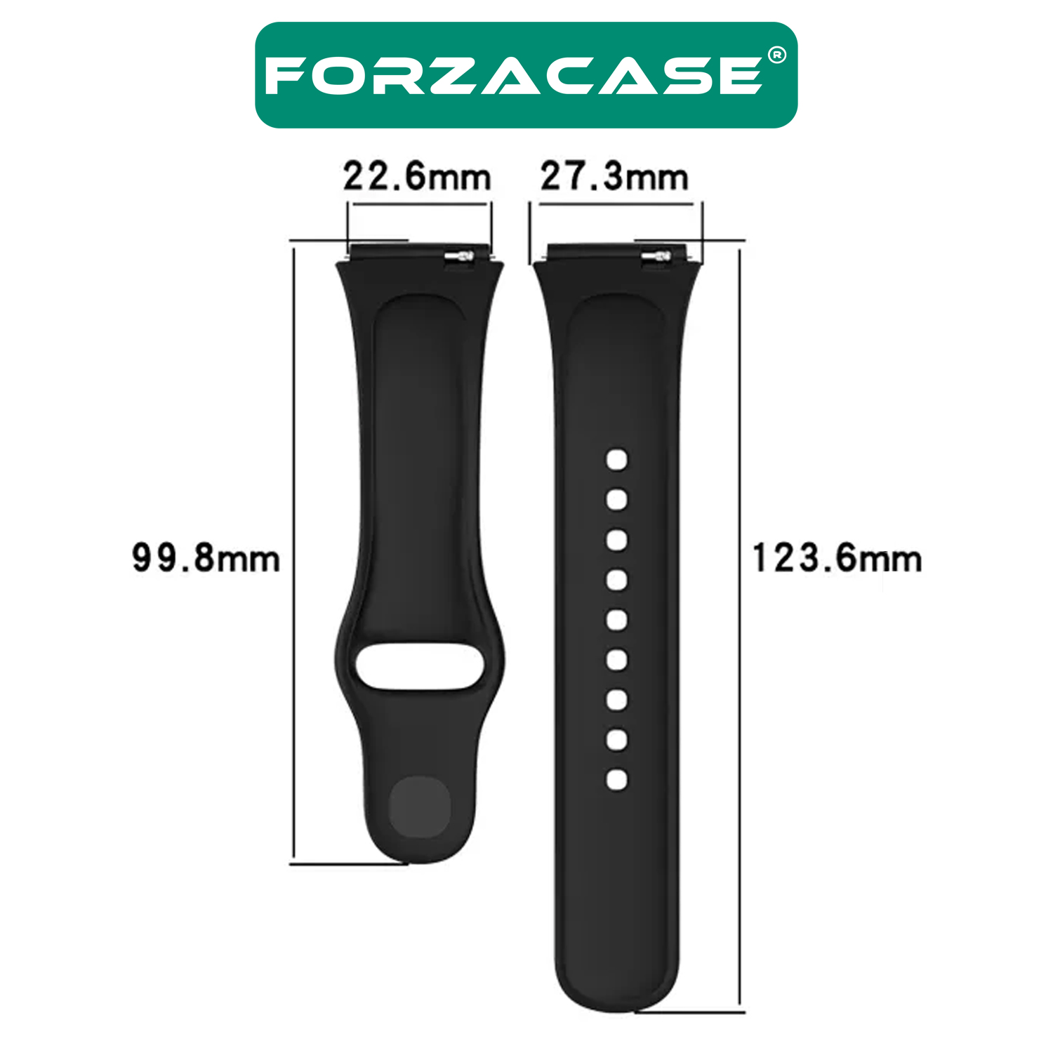 Forzacase%20Xiaomi%20Redmi%20Watch%203%20Active%20ile%20uyumlu%20Silikon%20Kordon%20Kayış%20-%20FC171