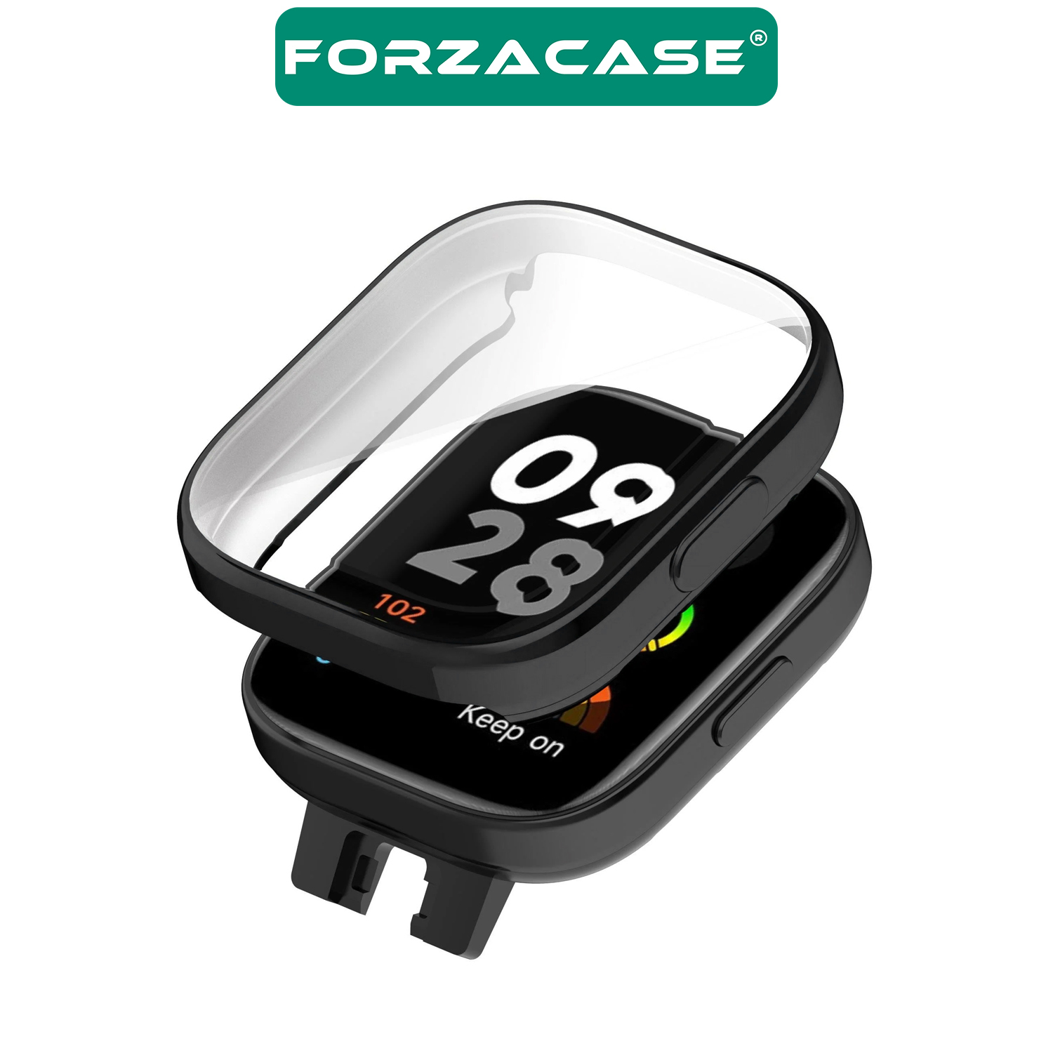 Forzacase%20Xiaomi%20Redmi%20Watch%203%20ile%20uyumlu%20Önü%20Kapalı%20Ekran%20Korumalı%20Silikon%20Kılıf%20-%20FC010