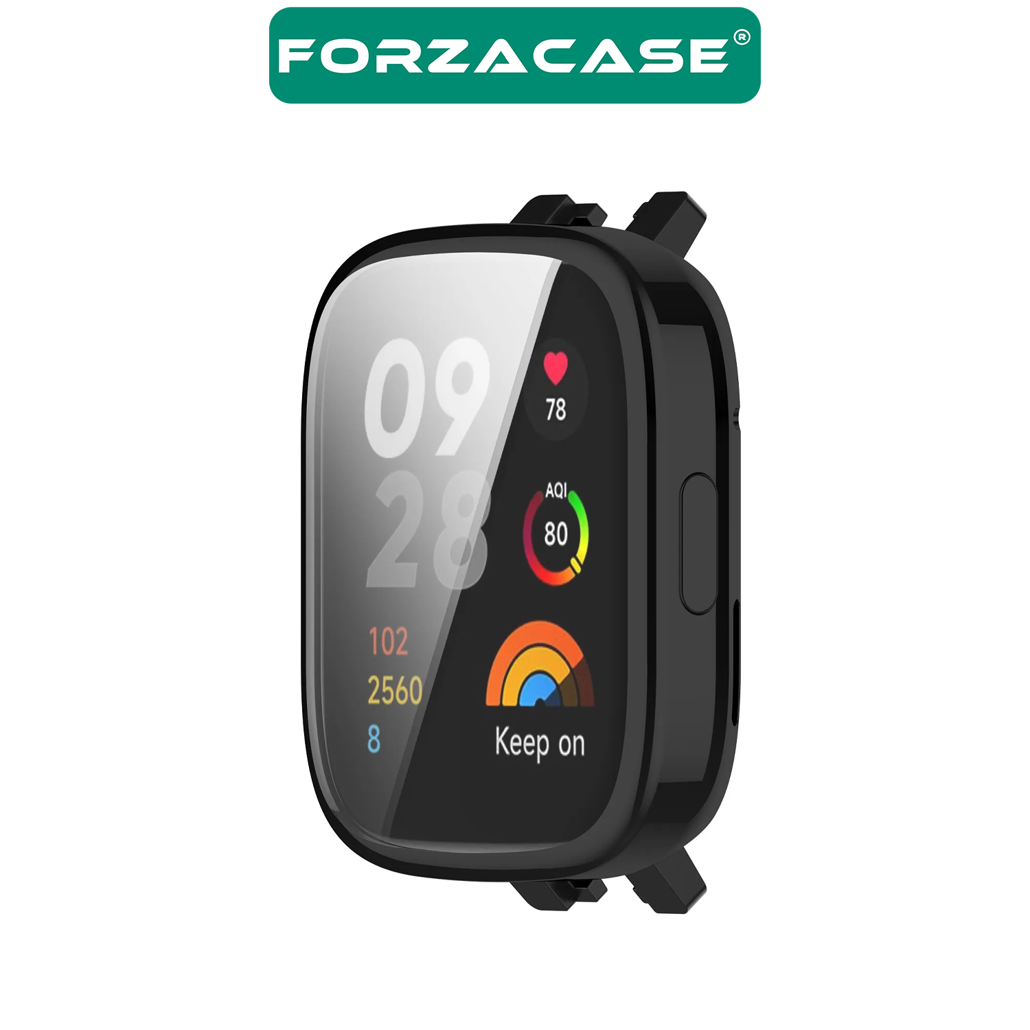 Forzacase%20Xiaomi%20Redmi%20Watch%203%20ile%20uyumlu%20Önü%20Kapalı%20Ekran%20Korumalı%20Silikon%20Kılıf%20-%20FC010