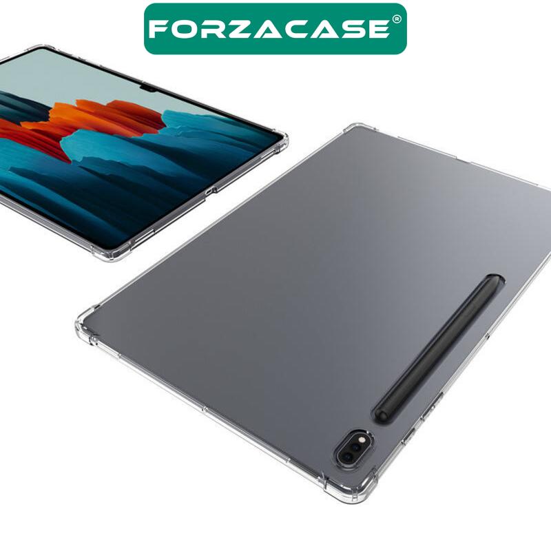 Forzacase%20Samsung%20Galaxy%20Tab%20S8%20Plus%2012.4’’%20ile%20uyumlu%20Anti%20Shock%20Silikon%20Kılıf%20Şeffaf%20-%20FC014