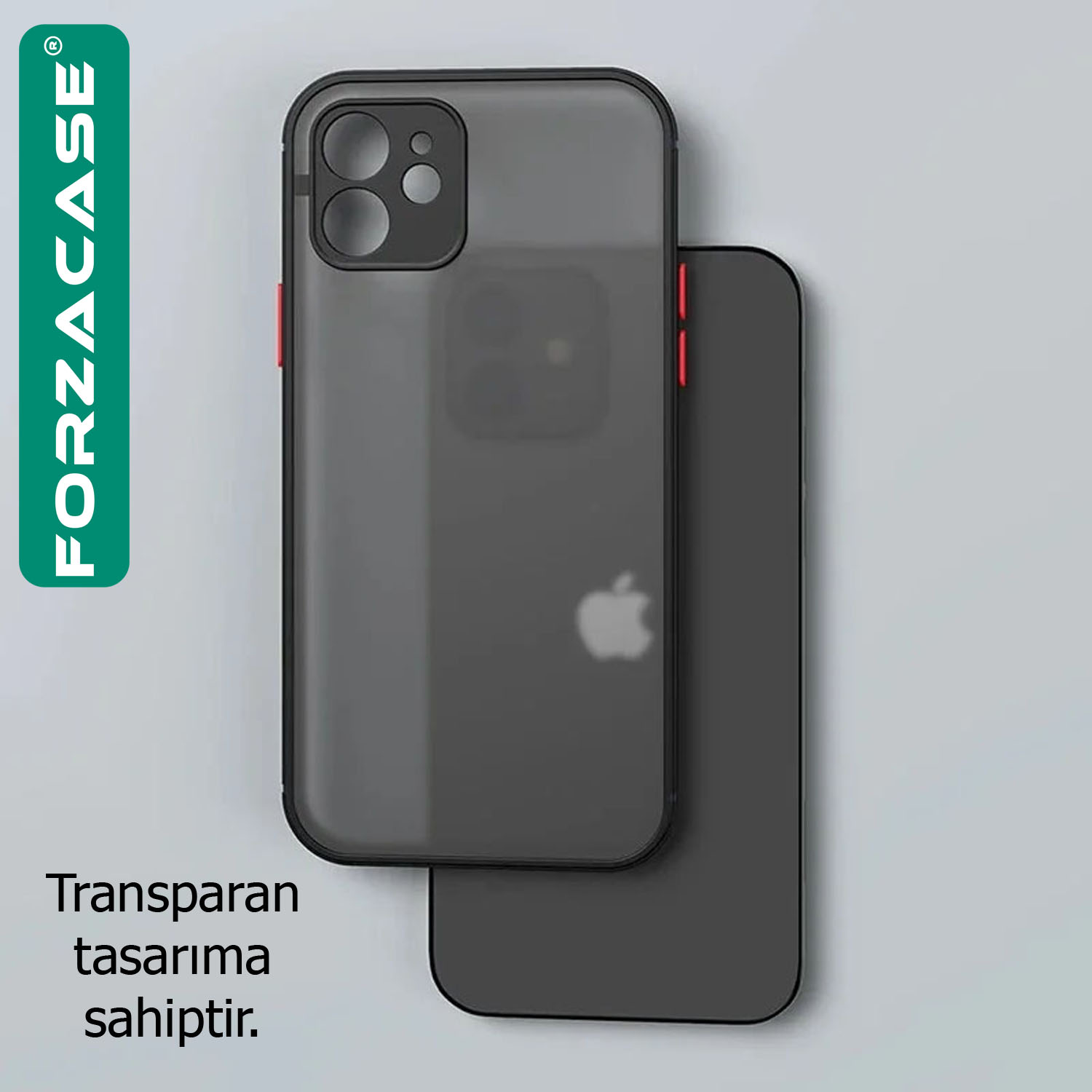 Forzacase%20iPhone%2014%20Plus%20ile%20uyumlu%20Shell%20Serisi%20Darbeye%20Dayanıklı%20Yarı%20Esnek%20Plastik%20Kılıf