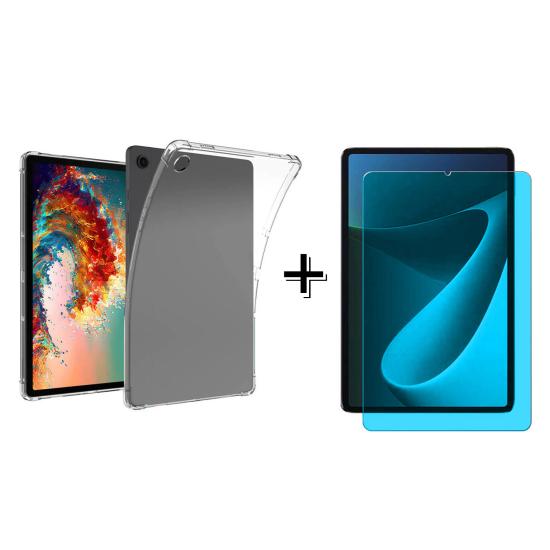 Forzacase Samsung Galaxy Tab A9 8.7 inch Anti Shock Silikon Kılıf + Nano Ekran Koruma Filmi - FC014