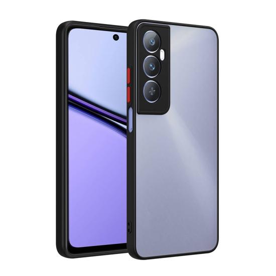 Forzacase Realme C65 4G ile uyumlu Shell Serisi Darbeye Dayanıklı Yarı Esnek Plastik Kılıf