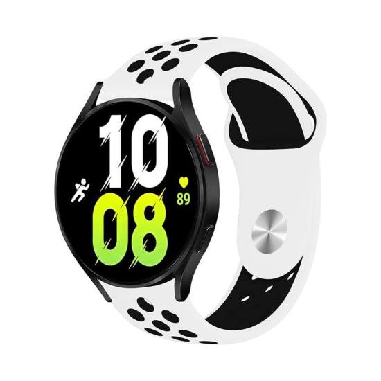 Forzacase Samsung Galaxy Watch Gear S4 46mm uyumlu Delikli Silikon Kordon Kayış - FC137