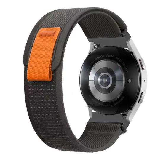 Forzacase Amazfit GTS 2 / 2e 42mm için Cırtlı Hasır Kumaş Kordon Kayış - FC604