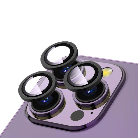 Forzacase iPhone 12 Pro Max ile uyumlu Kamera Camı Lens Koruyucu Halka Seti - FC381