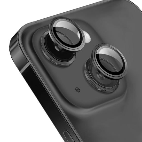 Forzacase iPhone 13 ile uyumlu Kamera Camı Lens Koruyucu Halka Seti - FC381