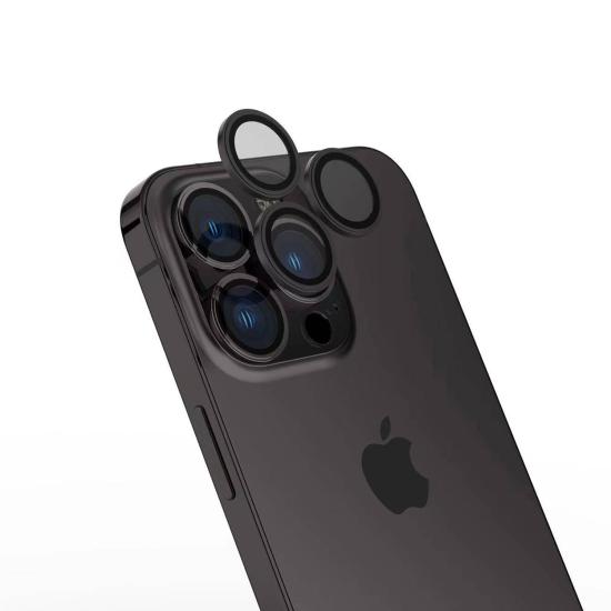 Forzacase iPhone 15 Pro Max uyumlu Parmak İzi Bırakmayan Anti-Reflective Kamera Lens Koruyucu FC438