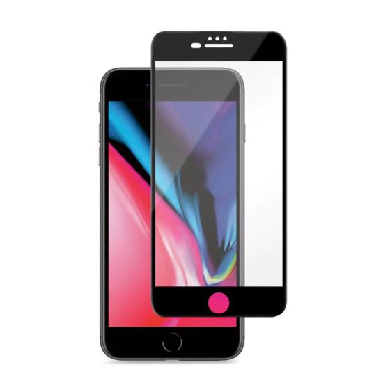 Forzacase iPhone SE 2022 ile uyumlu Çerçeveli Tam Kaplayan Temperli Ekran Koruyucu - FC003