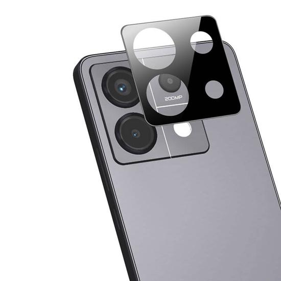 Forzacase Xiaomi Redmi Note 13 Pro Plus 5G ile uyumlu Kamera Lens Koruma Halkası Siyah - FC377