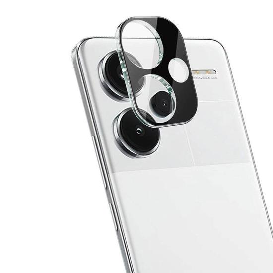 Forzacase Xiaomi Redmi Note 13 Pro Plus 5G ile uyumlu Kamera Lens Koruma Halkası Siyah - FC377