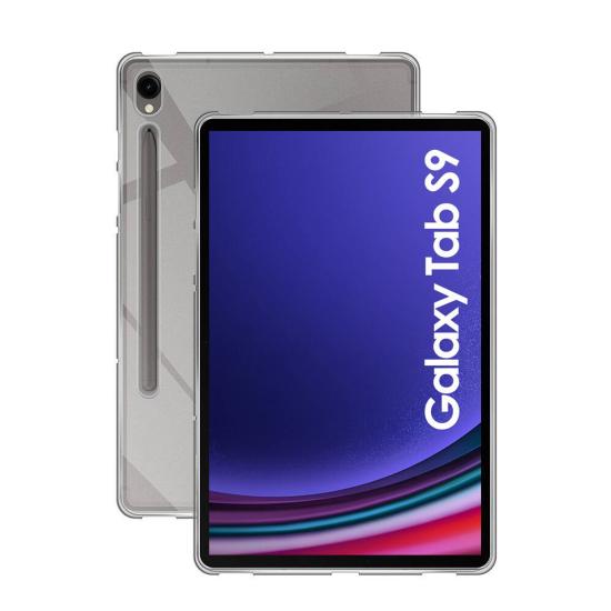 Forzacase Samsung Galaxy Tab S9 X710 ile uyumlu Silikon Kılıf Buzlu Şeffaf - FC013