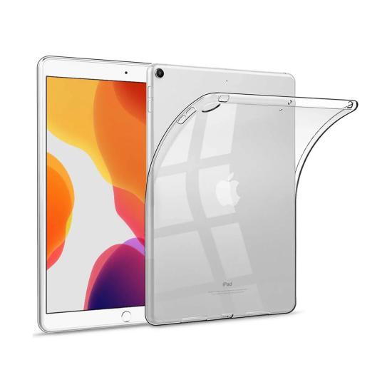 Forzacase Apple iPad 10.2 - 10.5 inch ile Uyumlu Silikon Kılıf Şeffaf - FC013