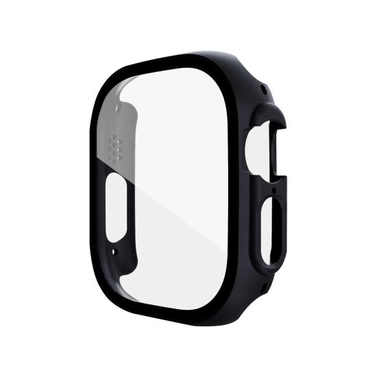 Forzacase Apple Watch 44mm Önü Kapalı Ekran Korumalı Sert Rubber Kılıf - FC015