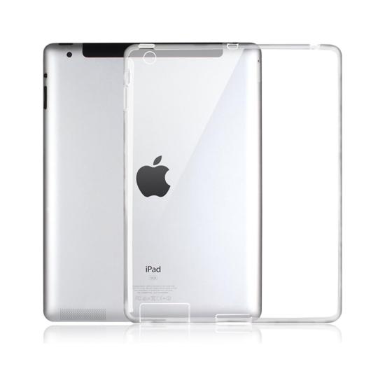 Forzacase Apple iPad 2 / 3 / 4 modeller ile Uyumlu Silikon Kılıf Şeffaf - FC013
