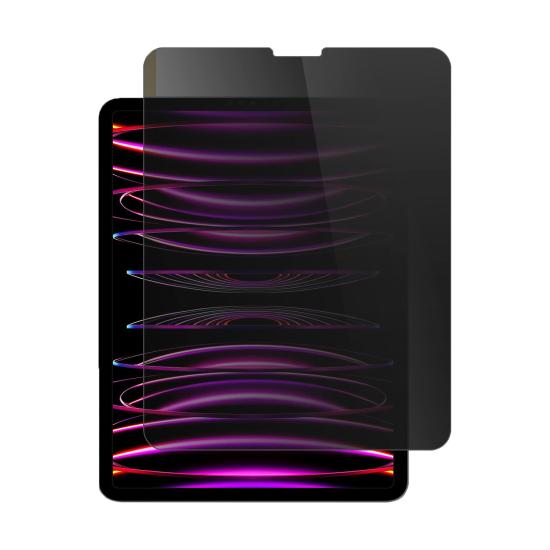 Forzacase Apple iPad Pro 12.9 (2021-2022) için Tablet Privacy Hayalet Ekran Koruyucu Tempered Cam - FC294