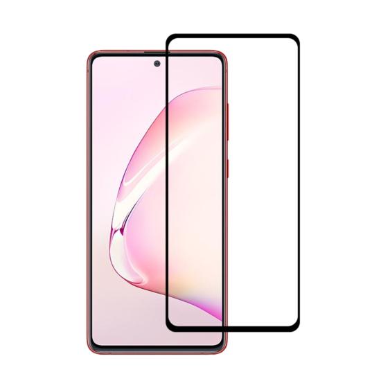 Forzacase Samsung Galaxy A81 - Note 10 Lite Çerçeveli Tam Kaplayan Temperli Ekran Koruyucu - FC003