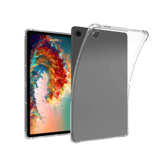 Forzacase Samsung Galaxy Tab A9 Plus 11 inch ile uyumlu Anti Shock Silikon Kılıf Şeffaf - FC014