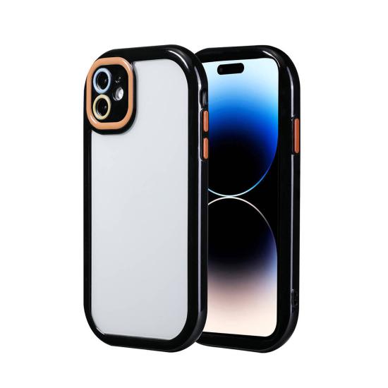 Forzacase iPhone 11 uyumlu Colorful Serisi Kamera Korumalı Yarı Esnek Plastik Tpu Kılıf