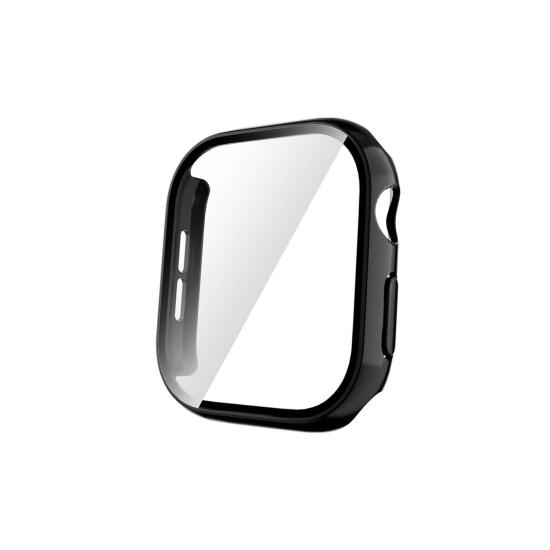 Forzacase Apple Watch 10 46mm Önü Kapalı Ekran Korumalı Sert Rubber Kılıf - FC015