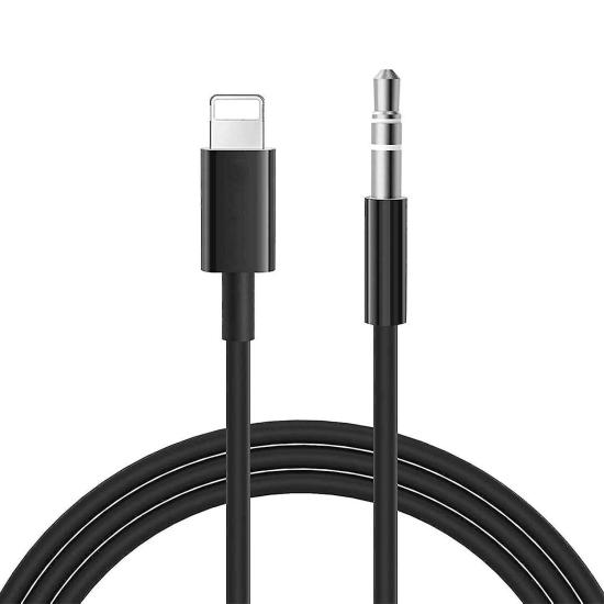 Forzacase iPhone iPad Lightning to 3.5 mm Aux Çevirici Ses Aktarım Kablosu 1m - FC070