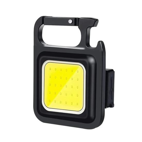 Forzacase 30 COB Led Mıknatıslı Anahtarlık Şişe Açacağı Mutfak Ev Garaj Kamp Outdoor Led Lamba FC231