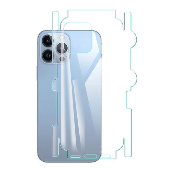 Forzacase iPhone 15 Plus ile uyumlu Hydrogel Esnek Yan ve Arka Kapak Koruma Filmi - FC539