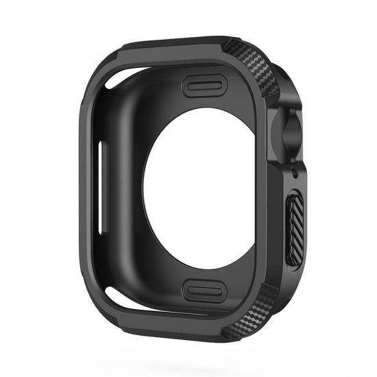 Forzacase Apple Watch 10 42mm ile uyumlu Önü Açık Armor Silikon TPU Kasa Koruyucu Kılıf - FC794