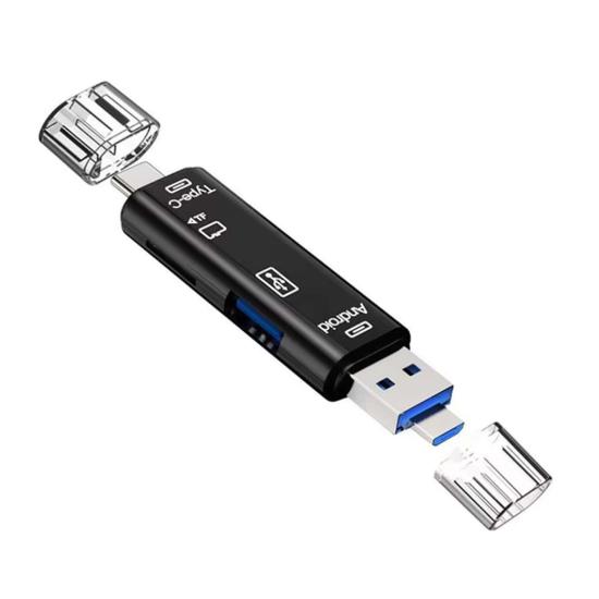 Forzacase USB 3.0 Type C Micro USB Kart Okuyucu 3in1 USB OTG SD - FC801