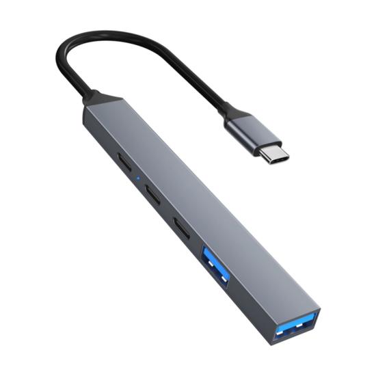 Forzacase 5in1 Type-C to USB 3.0 PD Çoklayıcı 100W Şarj Adaptörü USB-C Çoklayıcı Çevirici - FC902